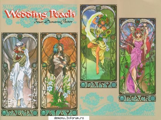 wedding peach - dark magician girl - ANIME