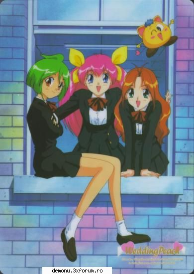 wedding peach - dark magician girl - ANIME