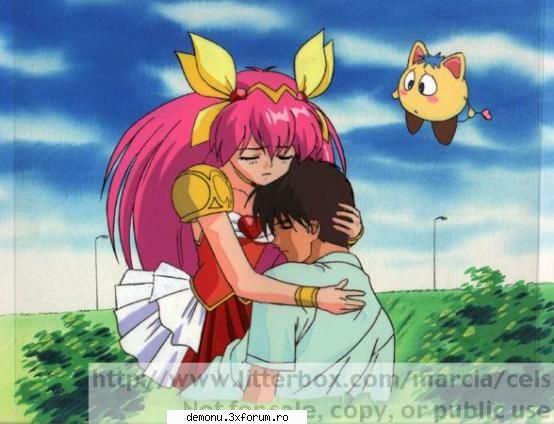 wedding peach - dark magician girl - ANIME
